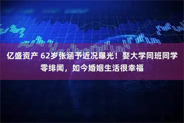 亿盛资产 62岁张涵予近况曝光！娶大学同班同学零绯闻，如今婚姻生活很幸福